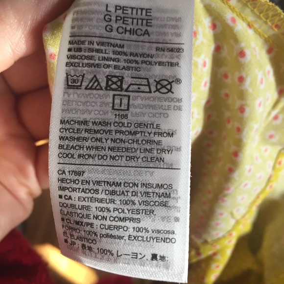 Yellow Fit and Flare Dress - Picture 4 of 4